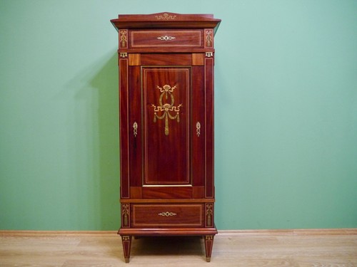 Biedermeier pfeiler schrank - pfeiler,