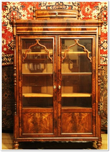 Biedermeier original vitrine - biedermeier,