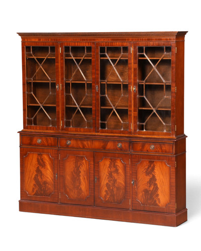 Englische vitrine mahagoni - vitrine,