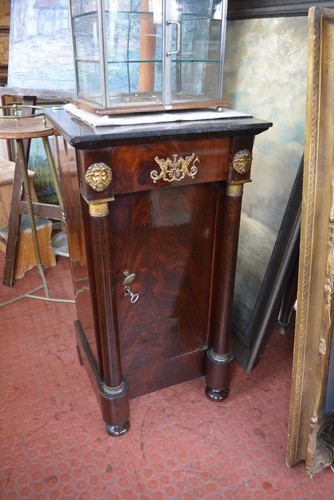 Nachtschrank empire mahagoni - nachtschrank,