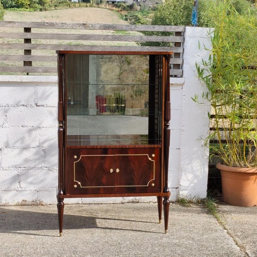 Edle vintage mahagoni vitrine - edle,