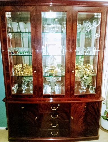 Vitrinenschrank echtholz - vitrinenschrank,