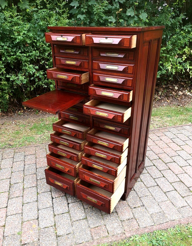 Unikat alter holz - alter, aktenschrank
