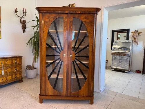 Biedermeier vitrine - biedermeier,