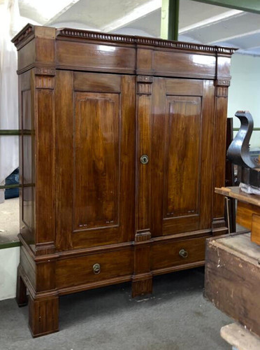 Mahagoni schrank groß - mahagoni, hamburg