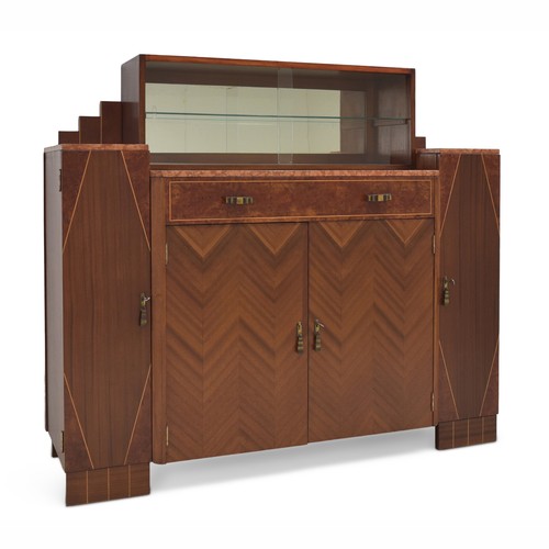 Antik sideboard mit vitrine - antik!,
