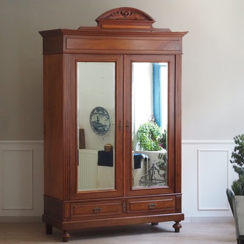 Mahagoni kleiderschrank - mahagoni,