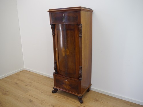 Biedermeier pfeiler schrank - pfeiler,